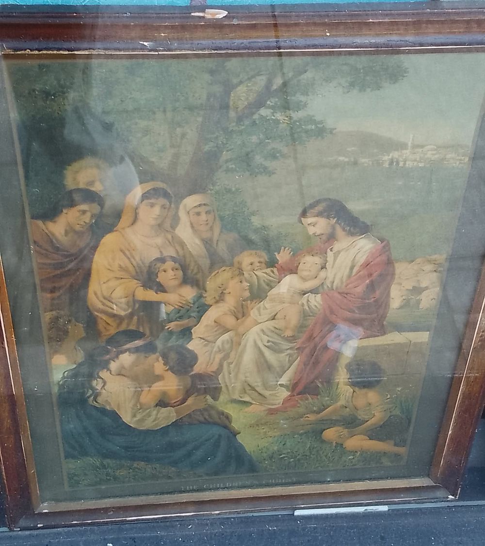 Lot 307: Vintage religion picture