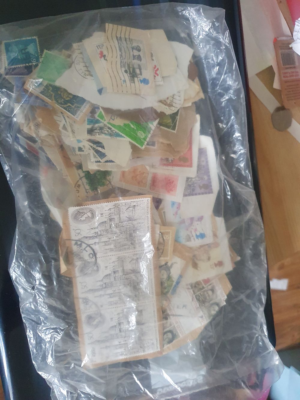 Lot 340: Bag full of mix vintage stamps