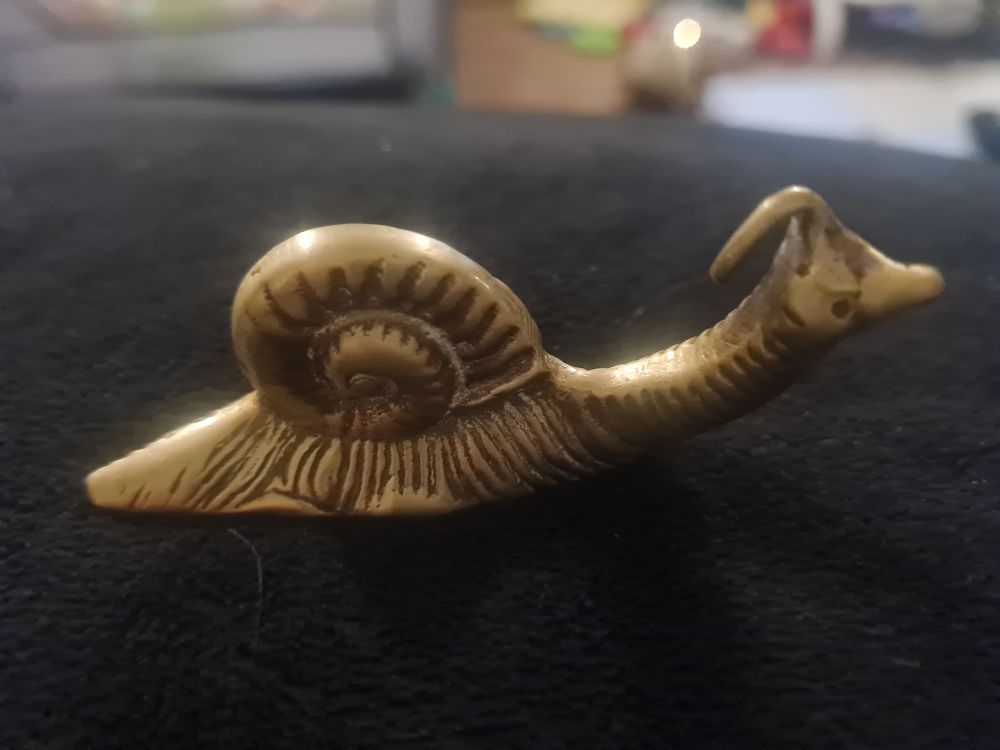 Lot 166e: Brass snail