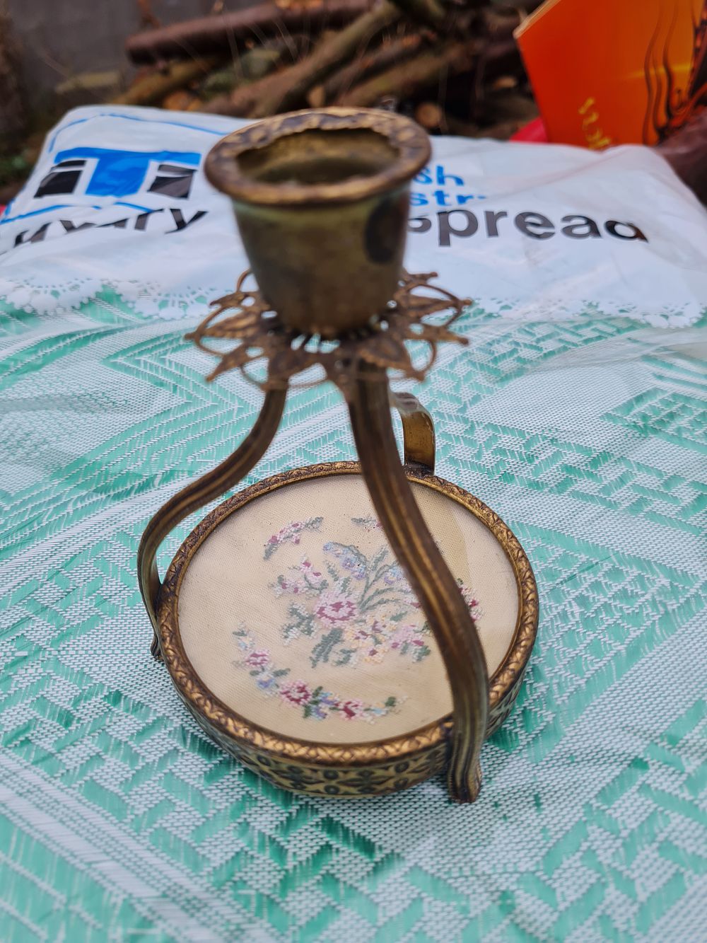 Lot 199q: Vintage candlestick
