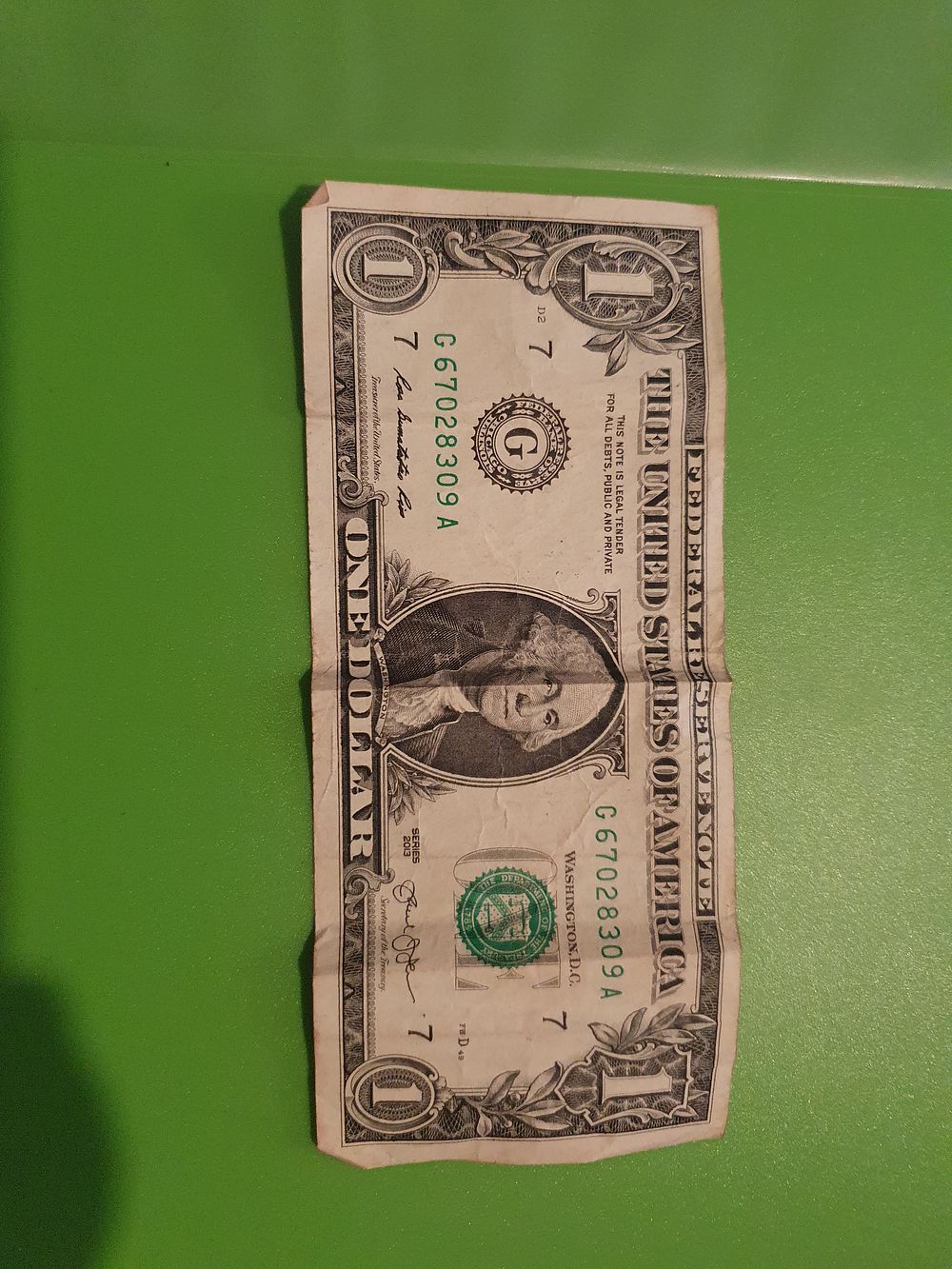 Lot 97: Vintage American dollar