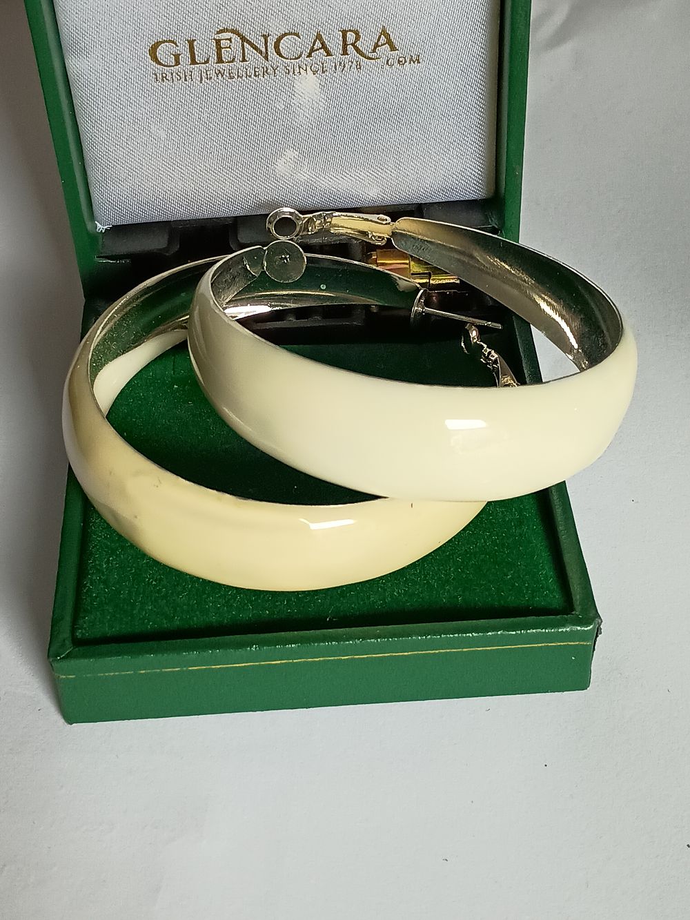 Lot 120: Large Hoop Earrings