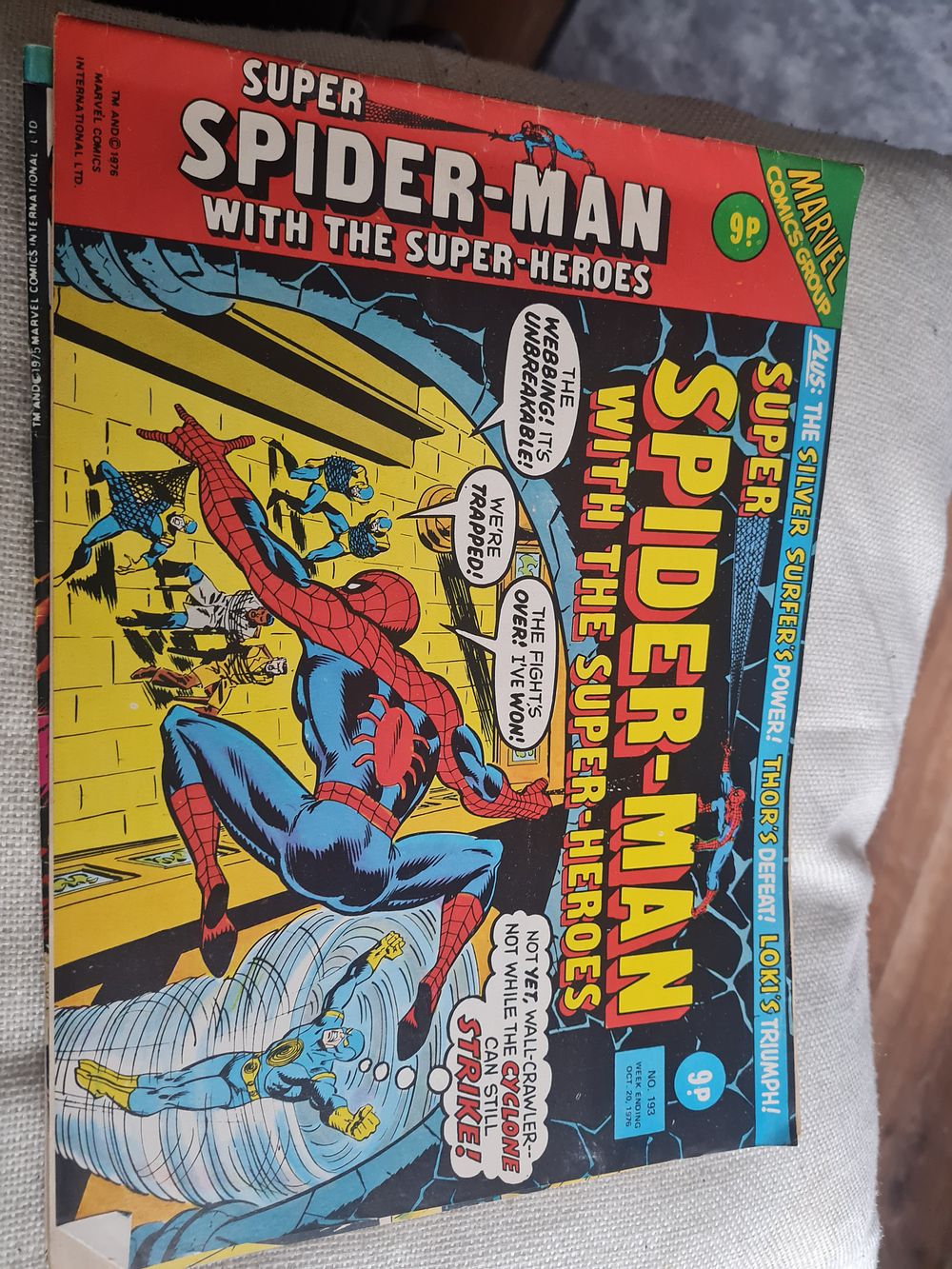 Lot 194: Super spiderman 1976