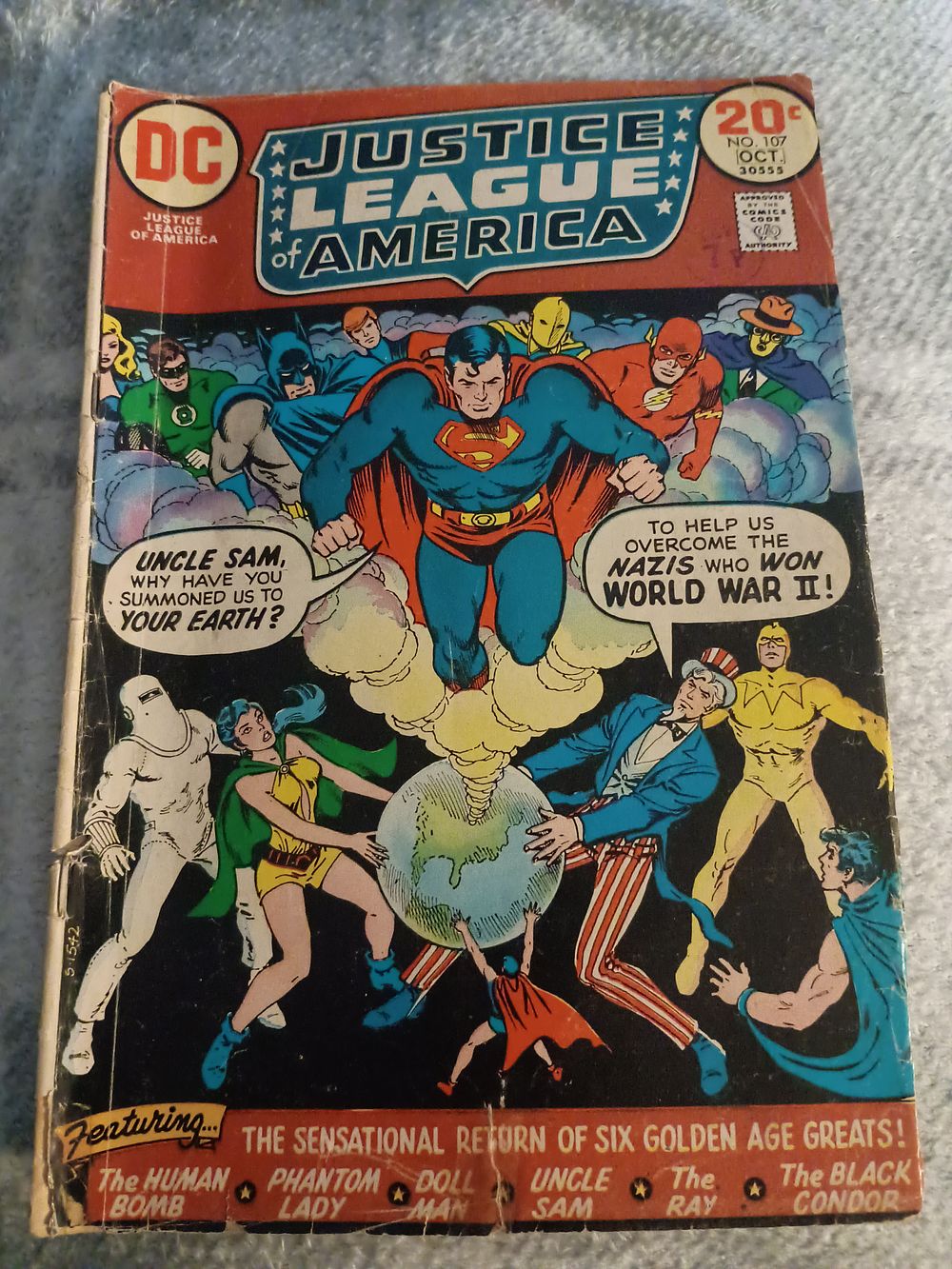 Lot 196: Vintage Comic DC Justice League Of America
