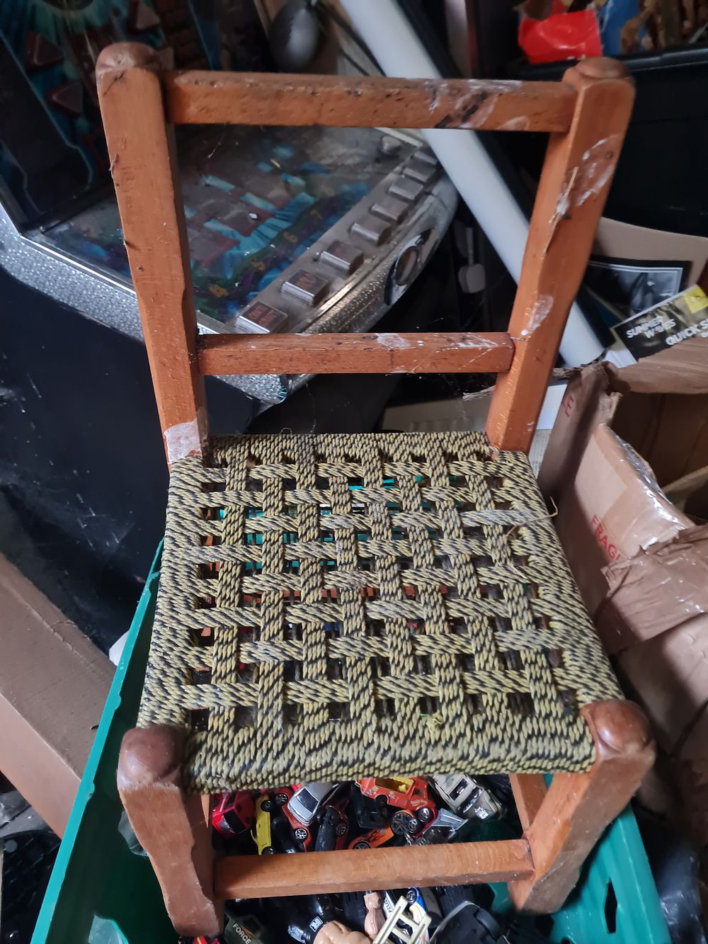 Lot 202: Miniature childs chair