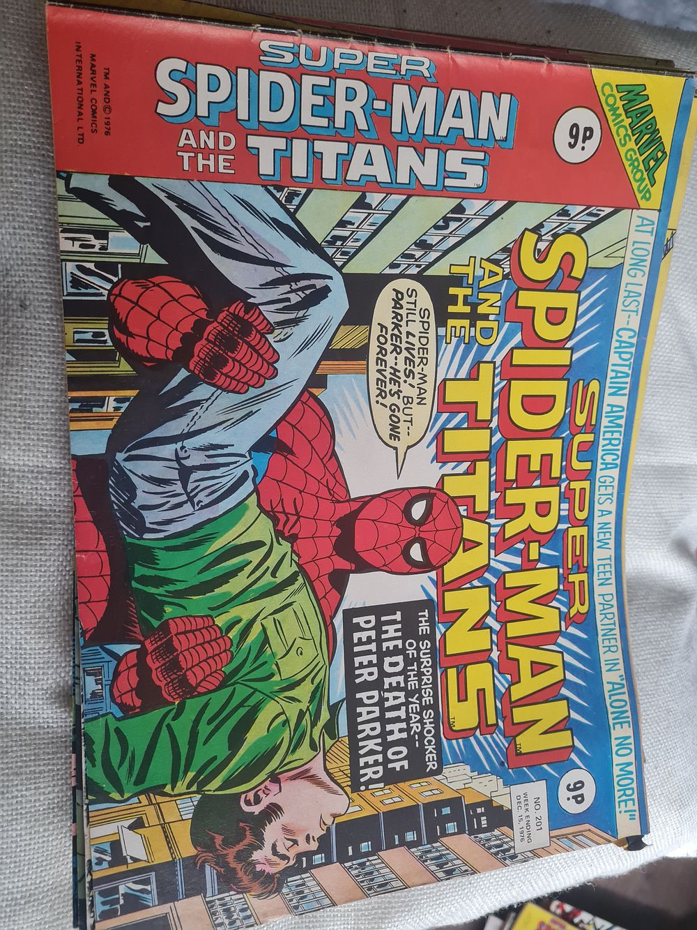 Lot 126: 1976 super spiderman and the titans