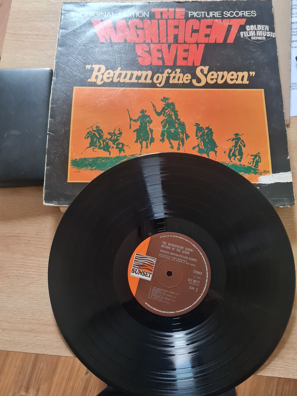 Lot 226: Vintage magnificent seven vimyl