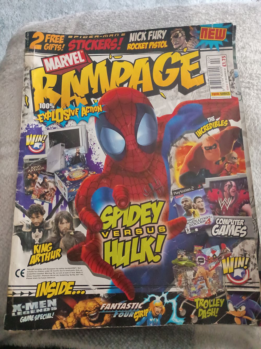 Lot 254: Marvel Rampage 2004 Comic Spidey VS Hulk