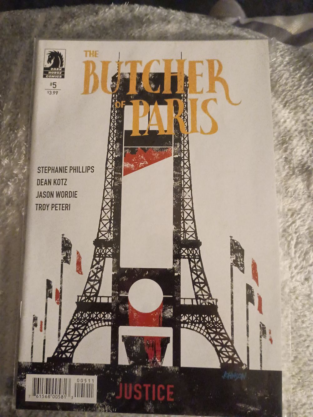 Lot 261: The Butcher Of Paris Vintage Comic in Sleeve