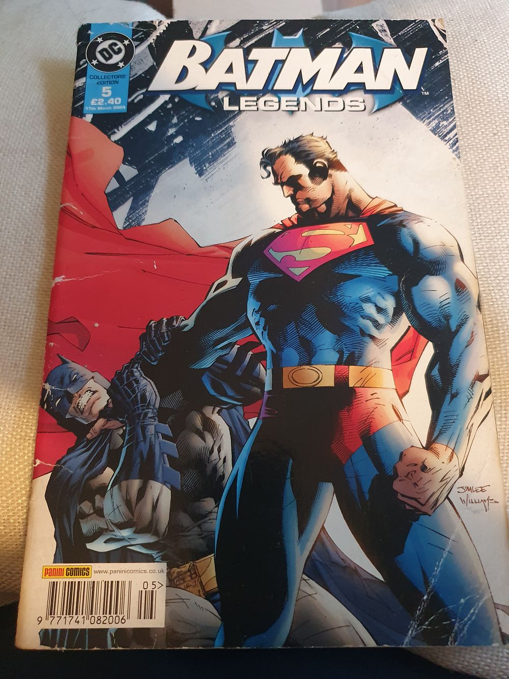 Lot 280: Batman and superman comic dc