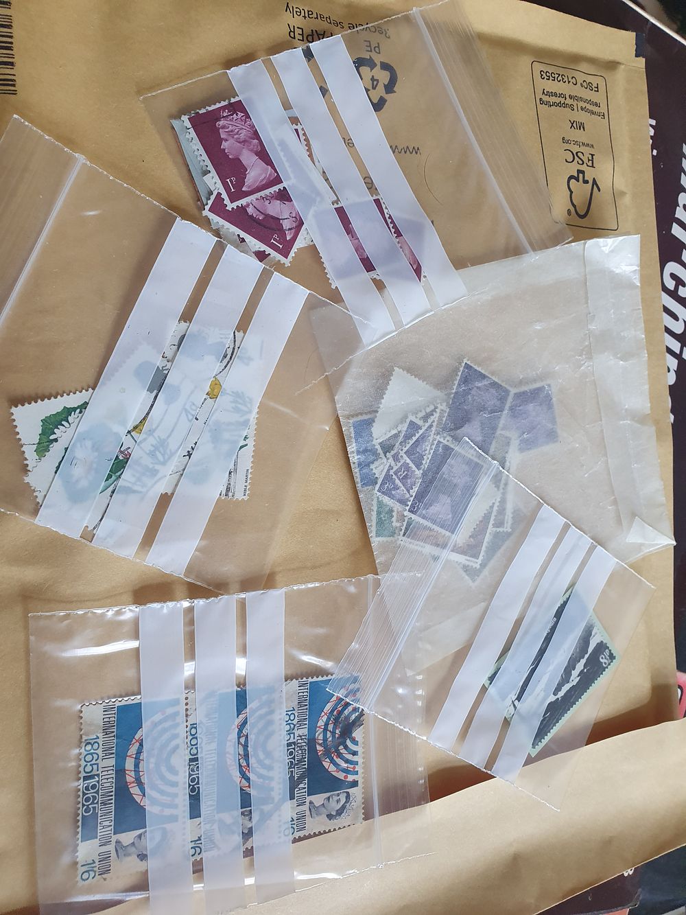 Lot 285: Vintage stamp lot