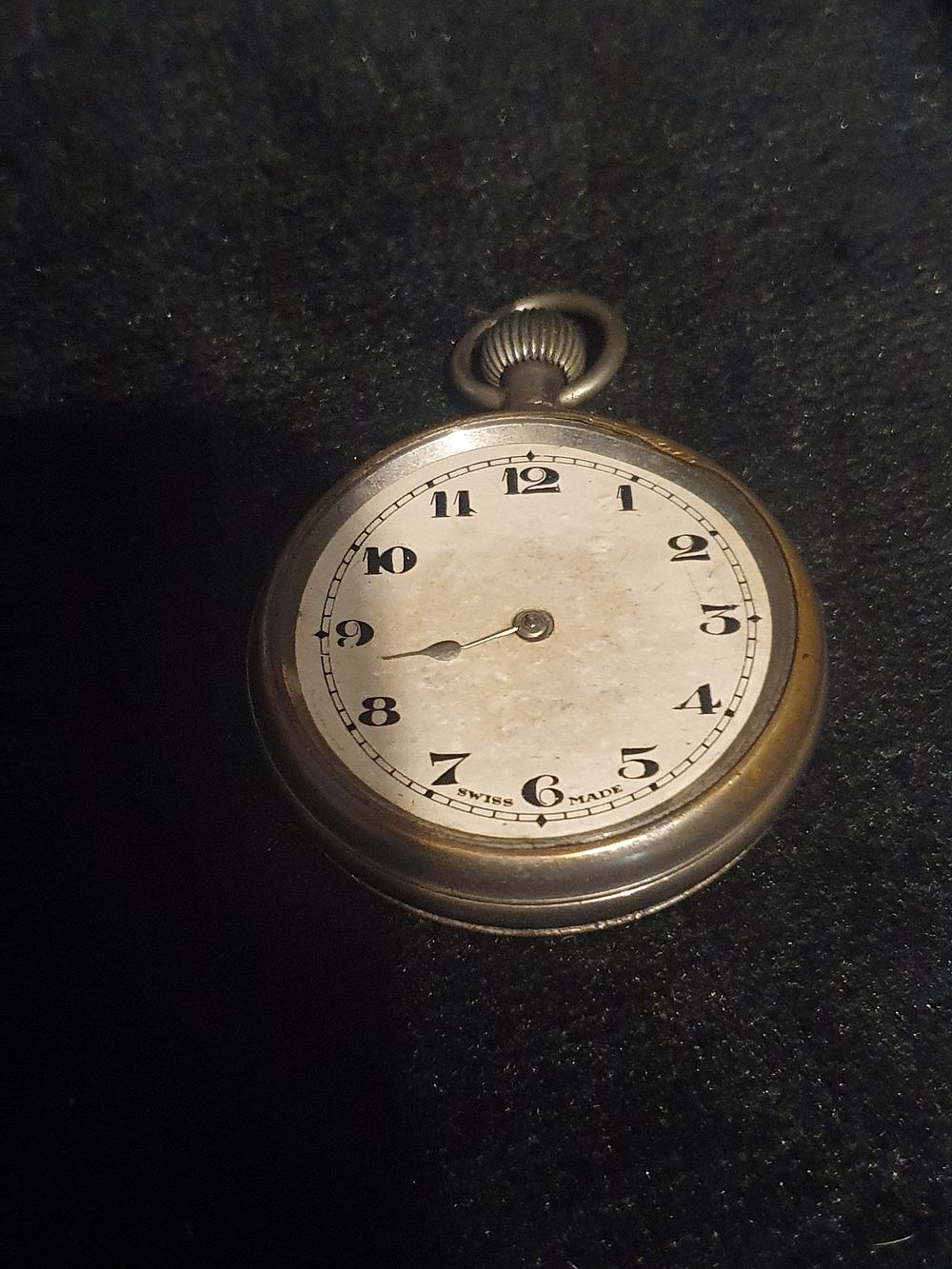 Lot 343: Vintage stamped pocket watch