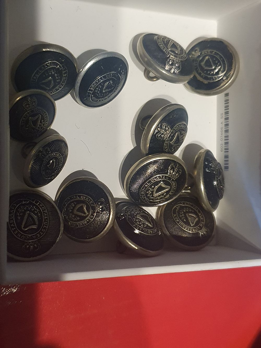 Lot 370: Vintage Collection of police buttons