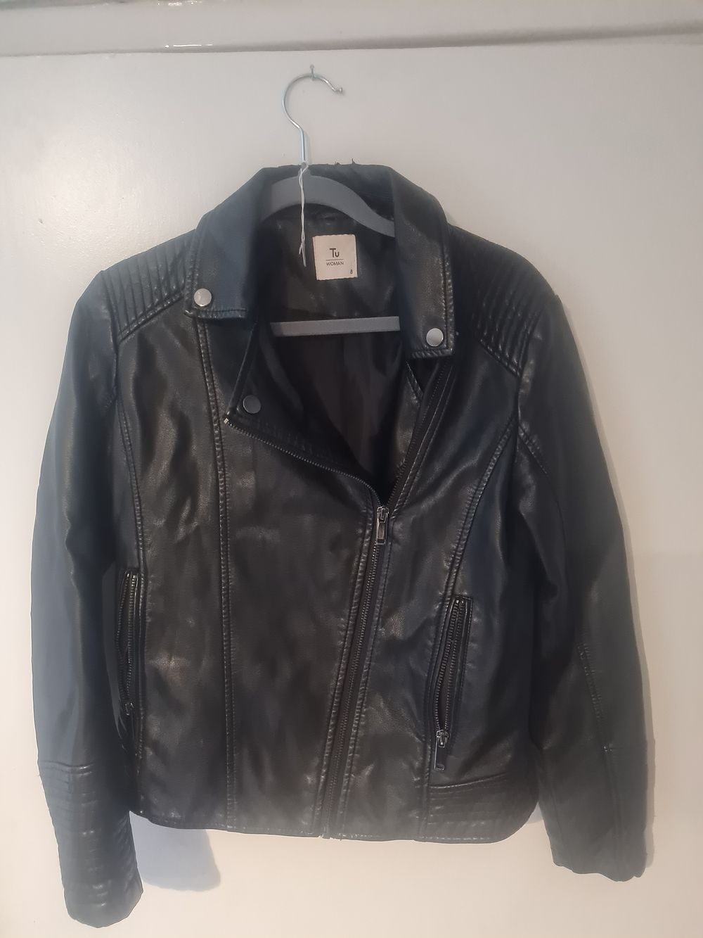 Lot 177f: Ladies biker jacket 8