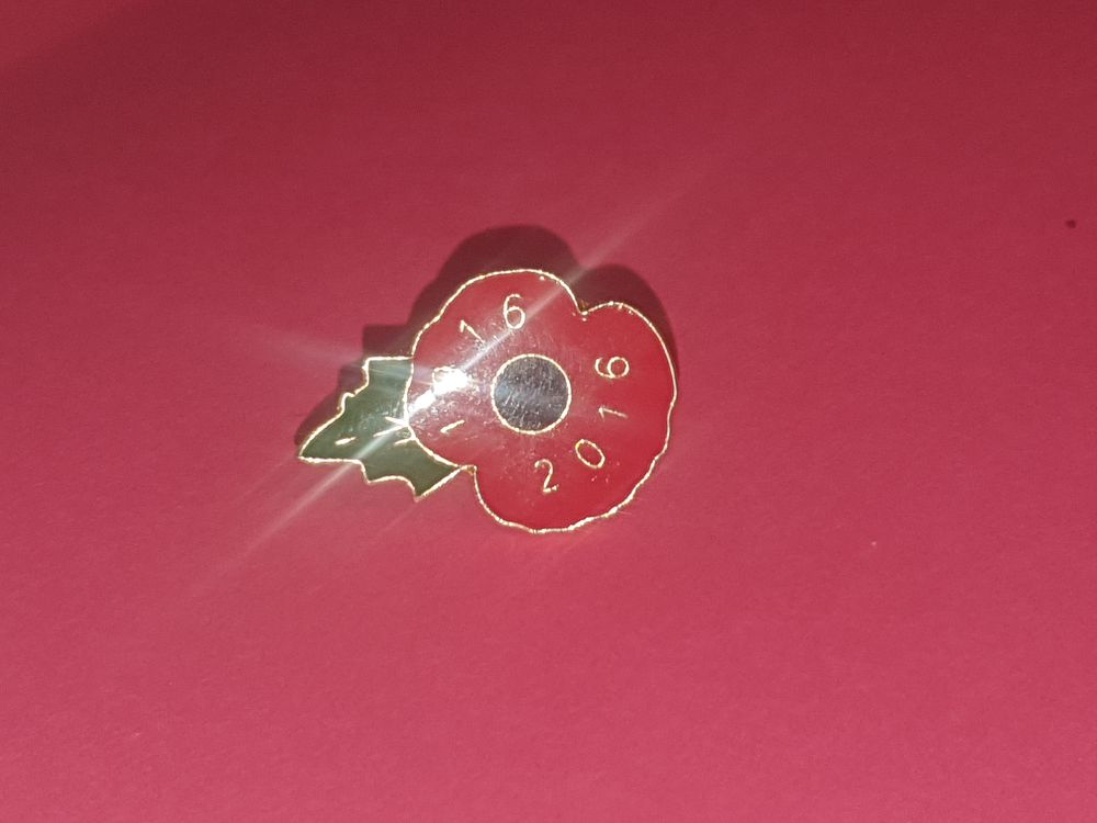 Lot 388a: Poppy badge