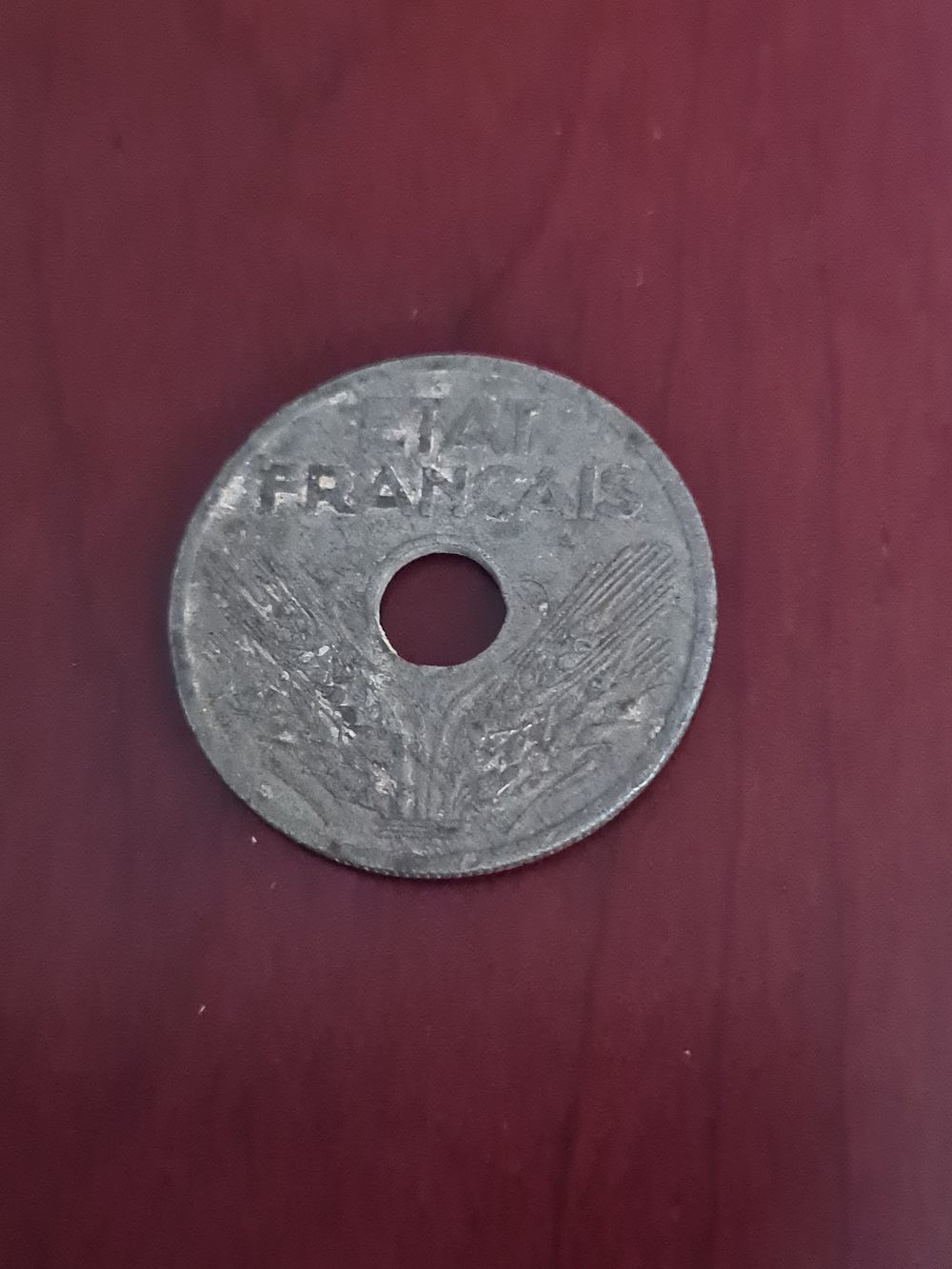 Lot 258: Vintage 1943 french coin
