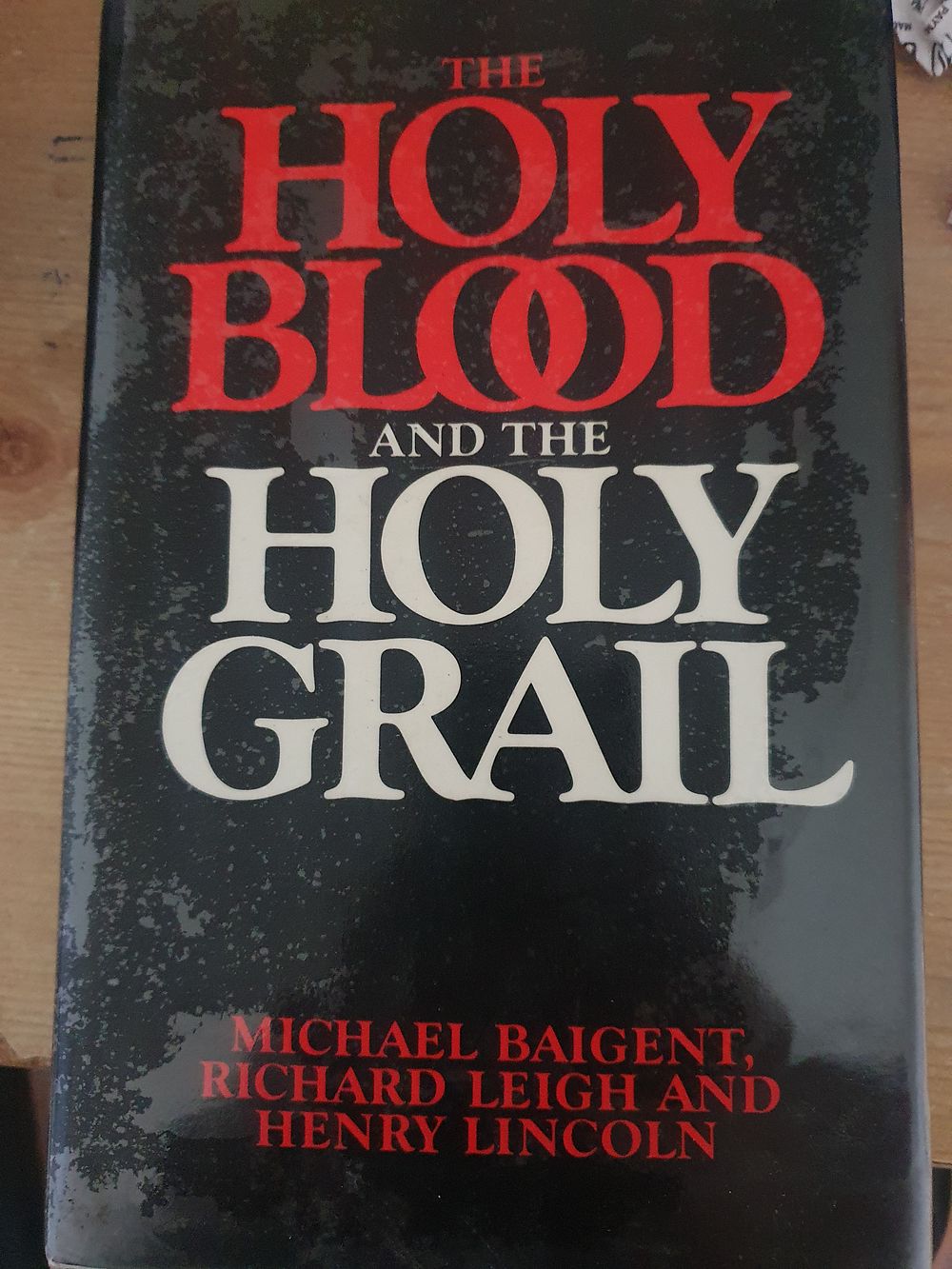 Lot 308: The holy blood and the holy grail hardback