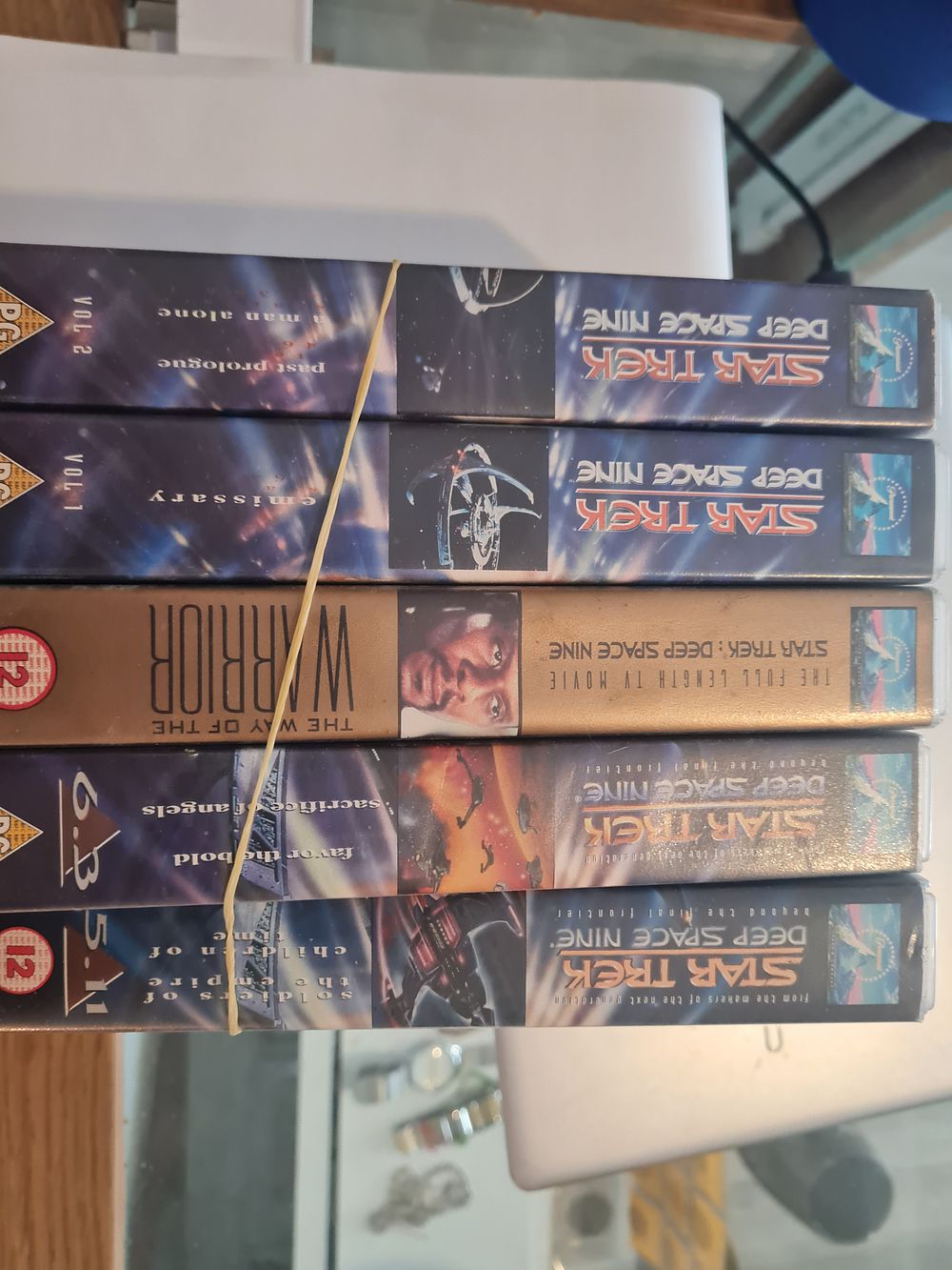 Lot 357: Vintage set of vhs star trek