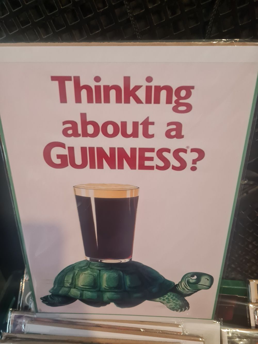 Lot 33p: Guinness high gloss in cardboard sleeve