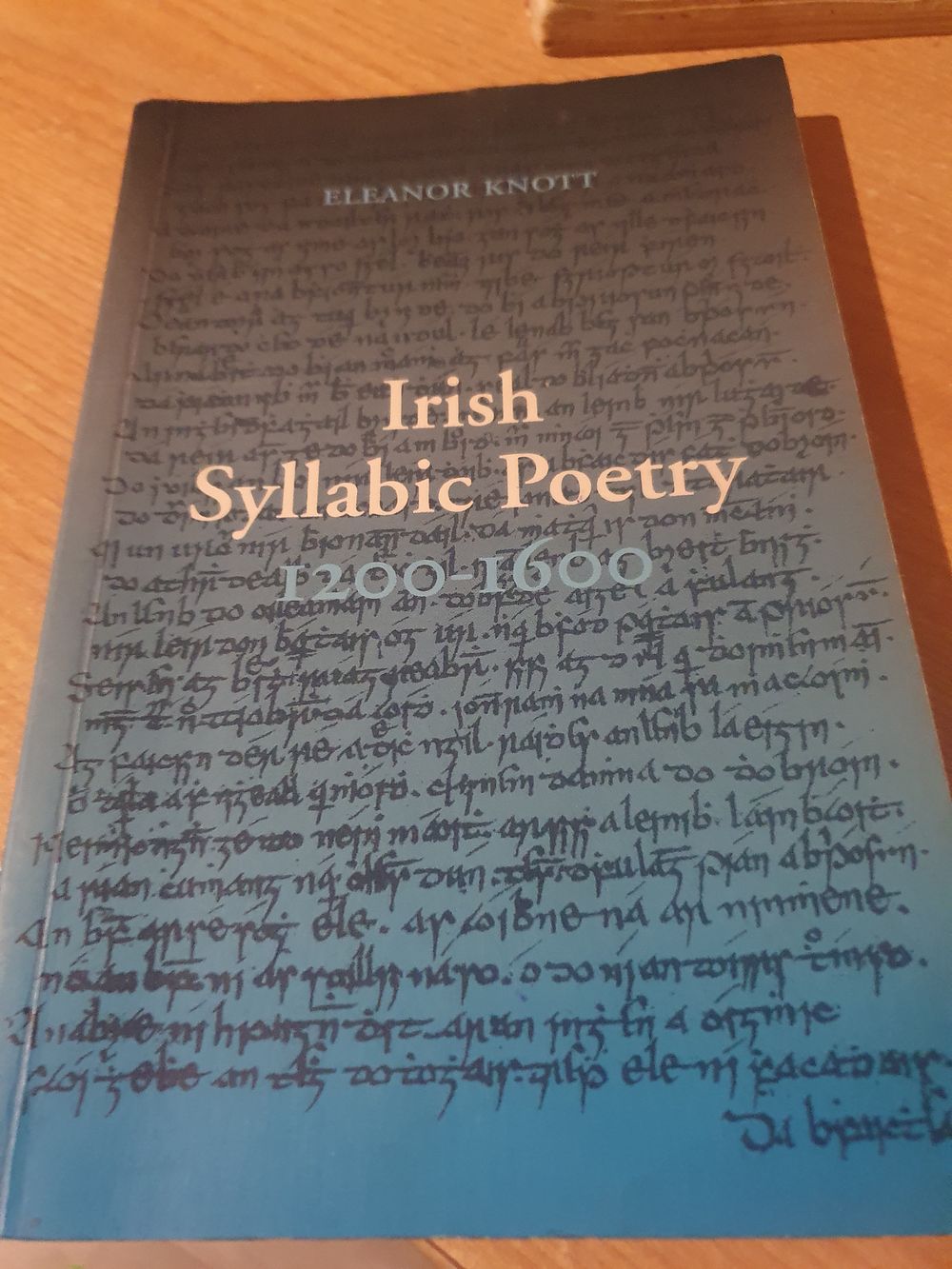Lot 222o: Irish syllabic poetry 1200_1600