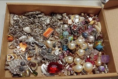 Joblot of unchecked jewellery etc