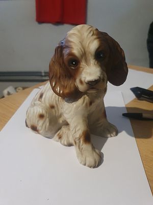 Vintage cocker spaniel figure