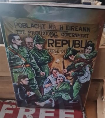 Irish republican high gloss print in cardboard backing sleeve