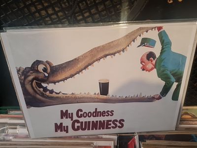 Guinness high gloss print in cardboard backing sleeve