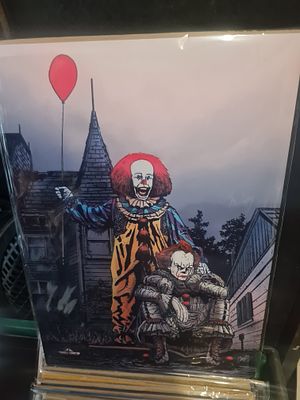 Pennywise high gloss print in cardboard backing sleeve
