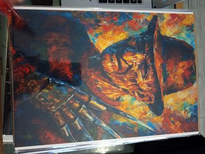 Horror High Gloss Print With Cardboard Backing sleeve