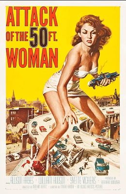 Attack of 50th foot women High Gloss Print With Cardboard Backing sleeve