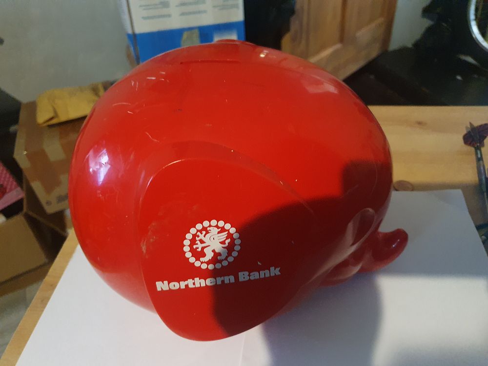 Lot 79: Northern Bank piggy Bank