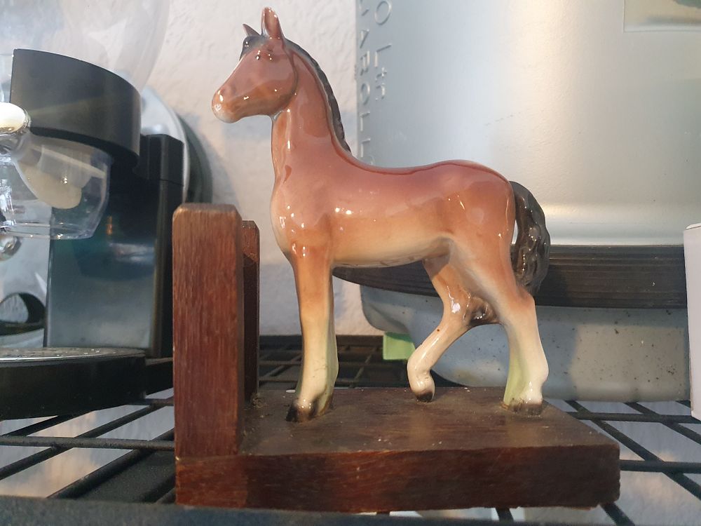 Lot 464: Horse book end