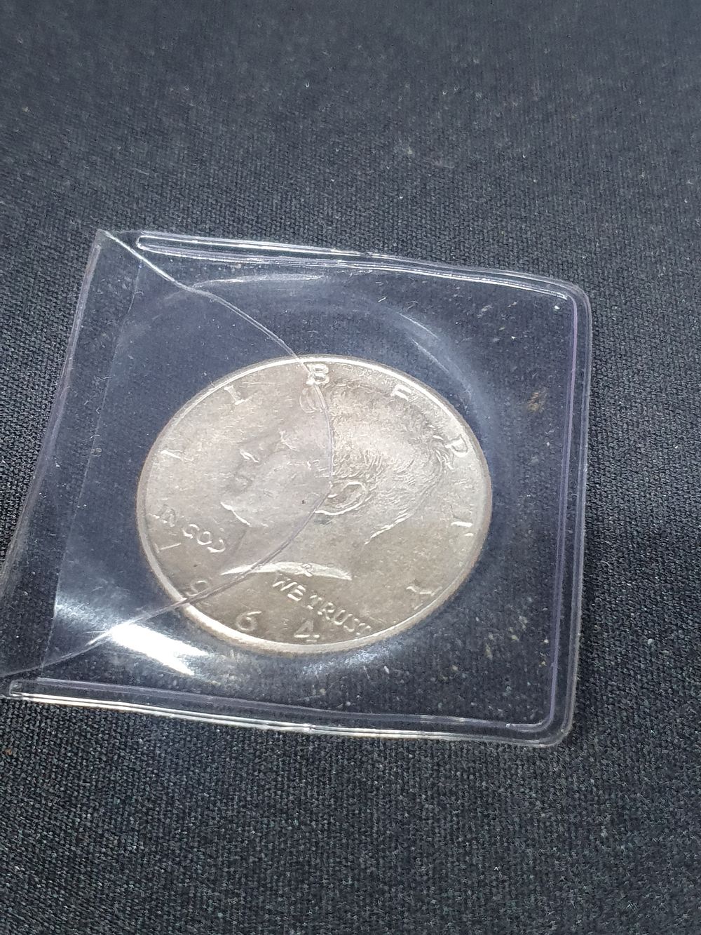 Lot 468: 1964 Kennedy half dollar silver