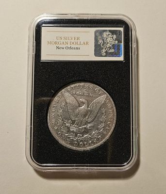 Morgan dollar new orleans cased coa