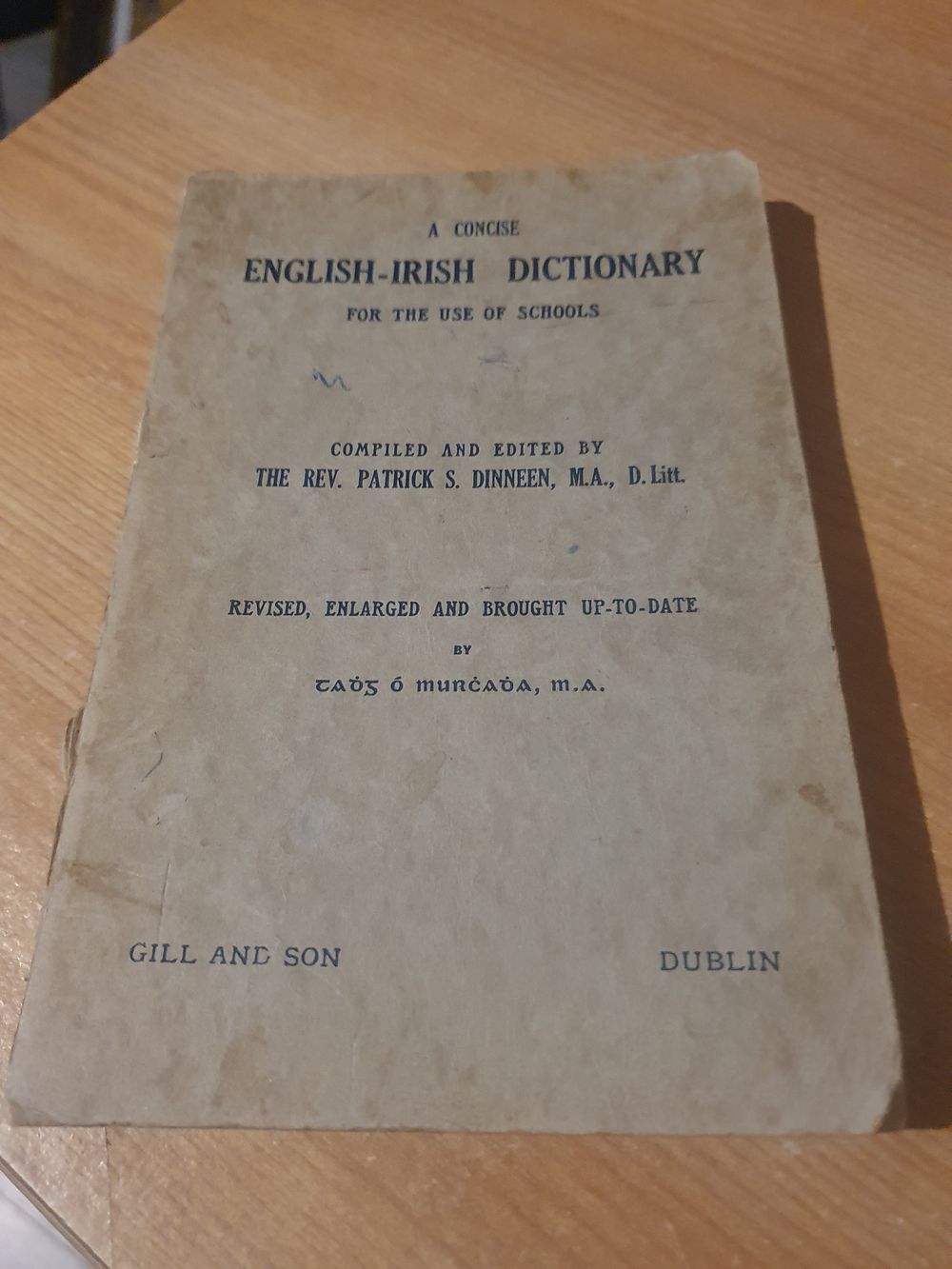 Lot 111: English Irish dictionary