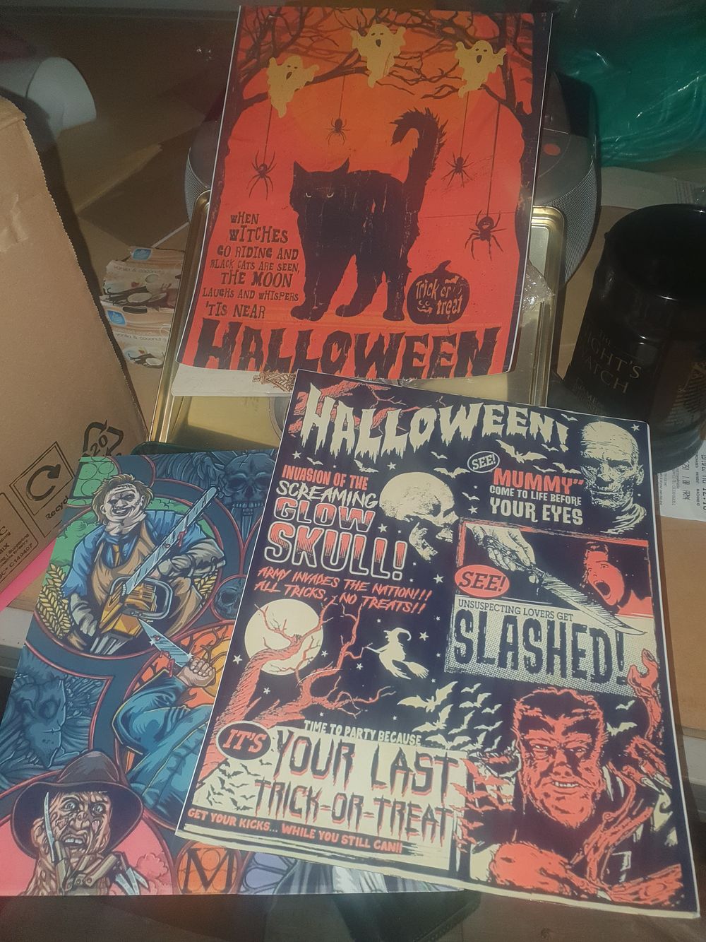 Lot 212: 3 horror prints