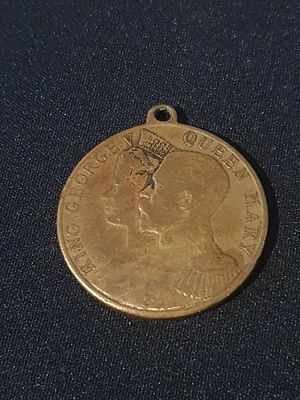Vintage cornanation medal