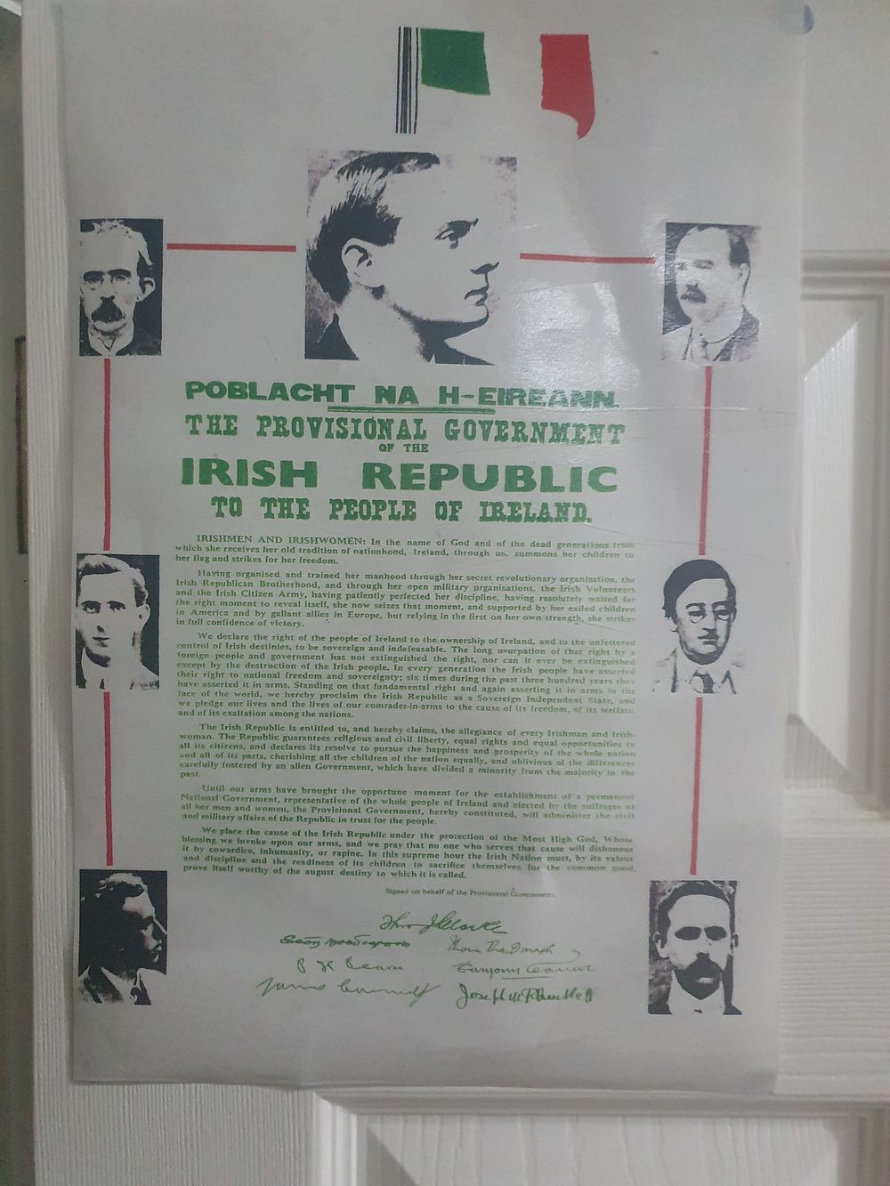 Lot 263: Irish Proclamation