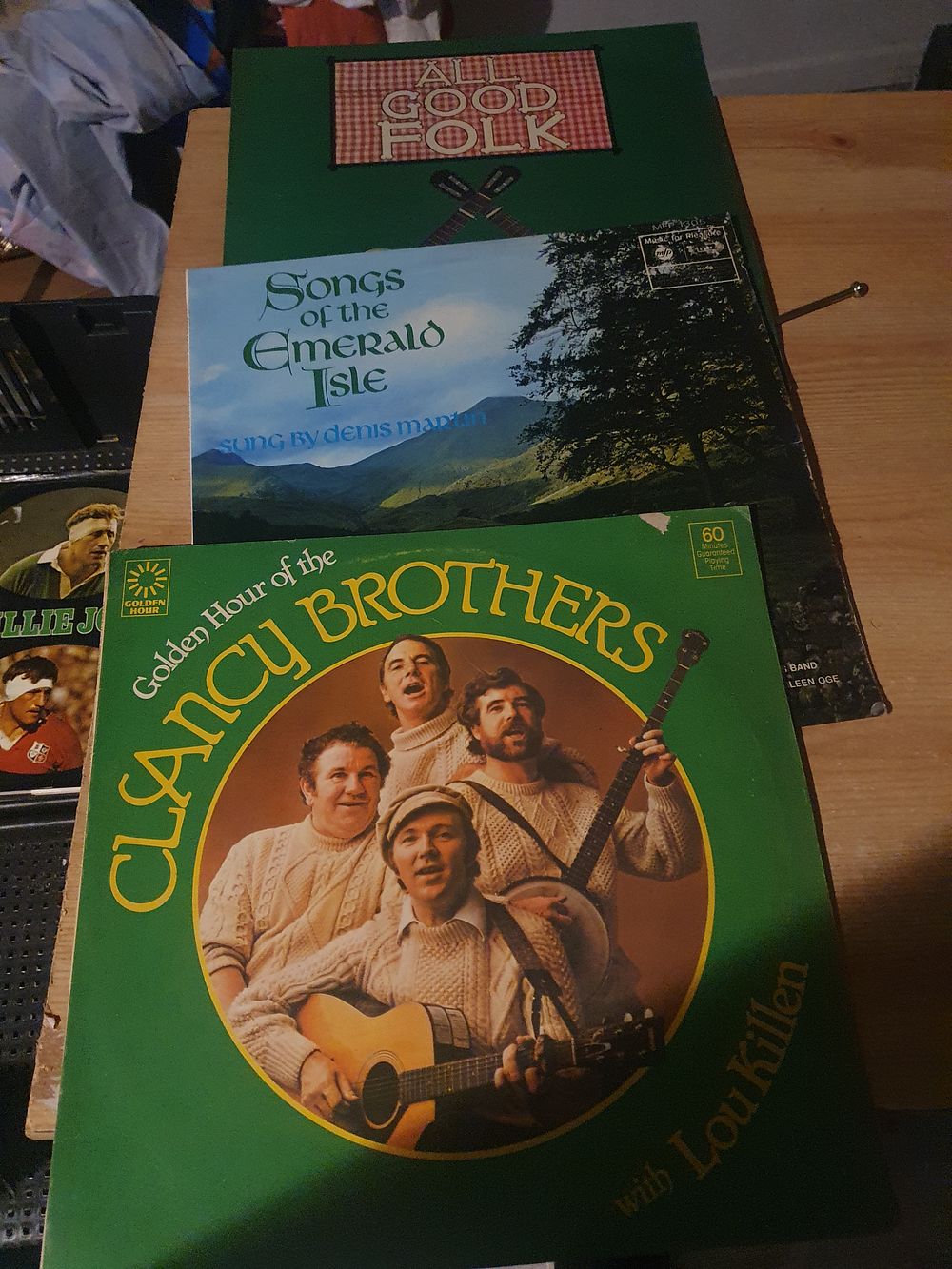 Lot 258: Collection of irish Vinyls