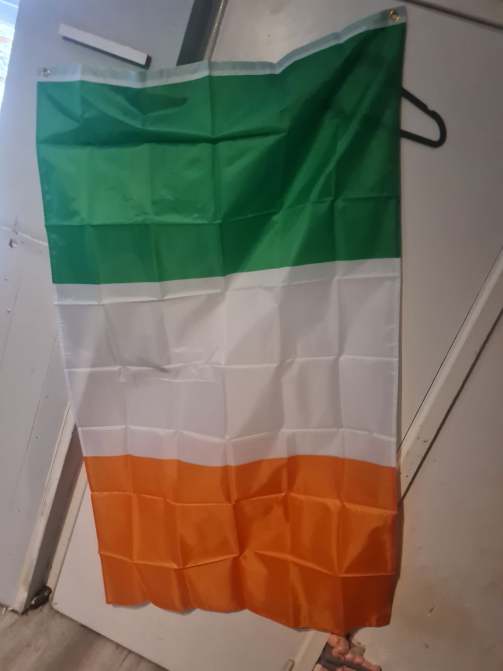 Lot 274: Large irish tricolour flag