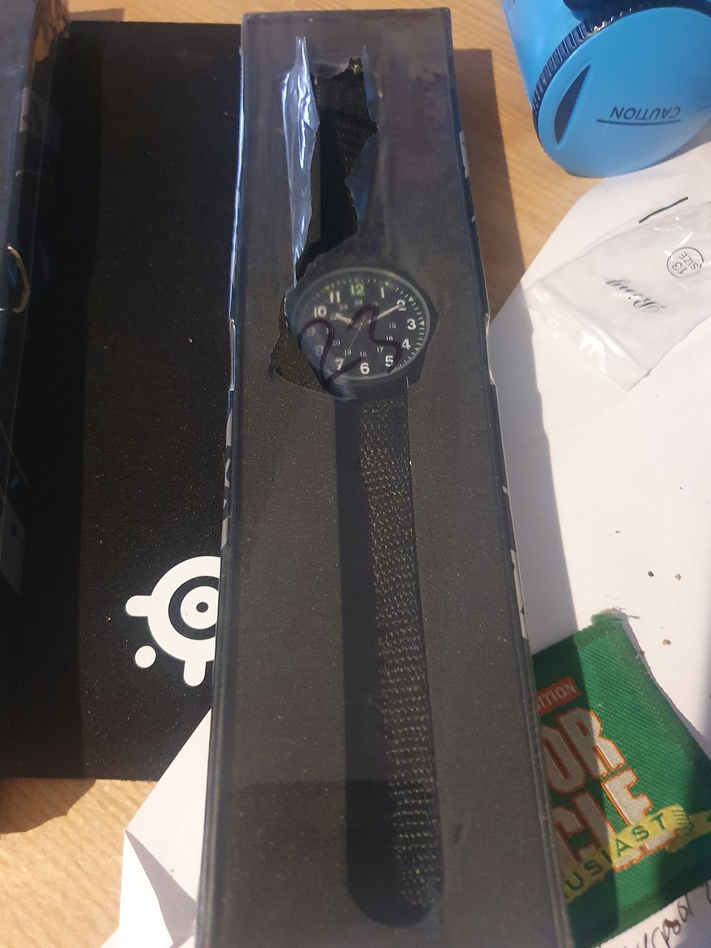 Lot 85: Boxed Miltary watch