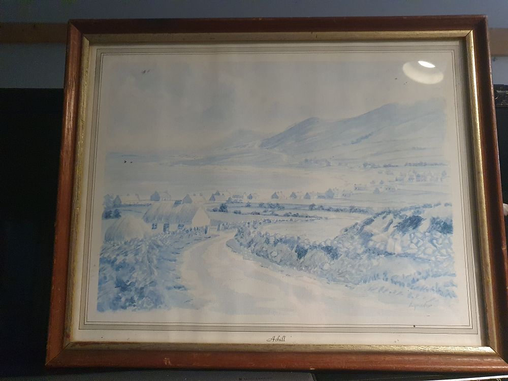 Lot 99: Vintage a hill picture