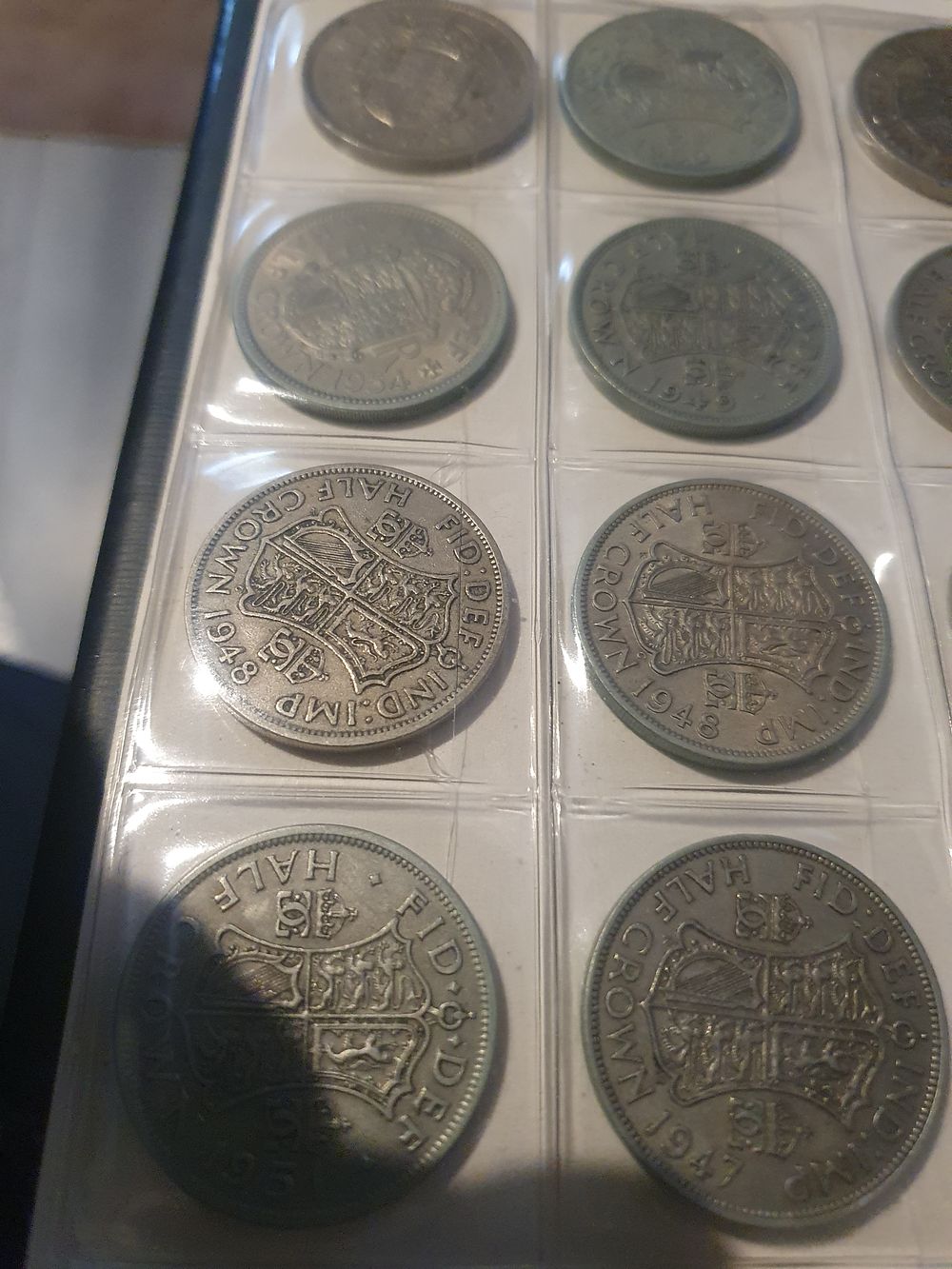 Lot 135: Lot of half crowns