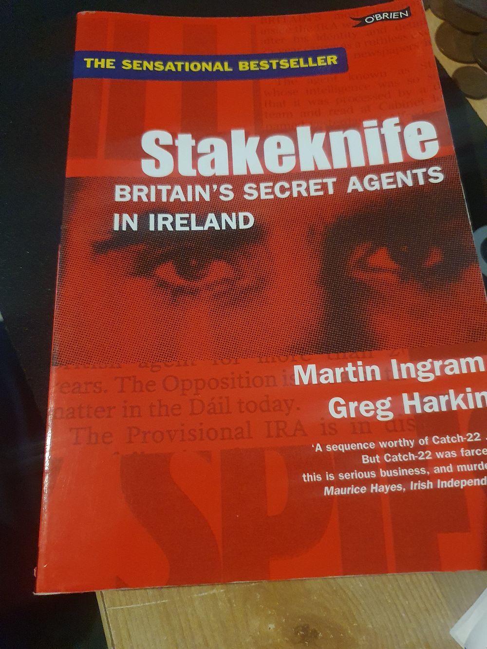 Lot 160: Stakeknife irish book