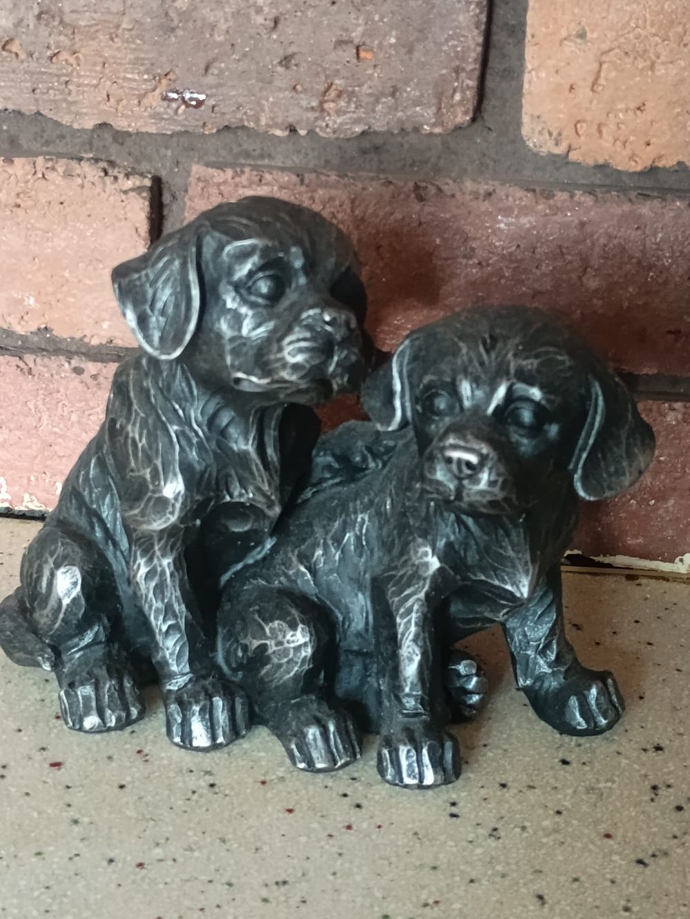 Lot 197: Labrador Pups Ornament