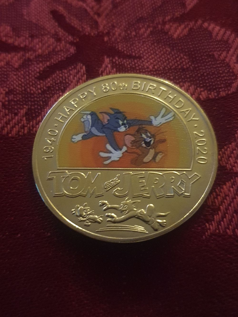 Lot 213: Tom & Jerry coin
