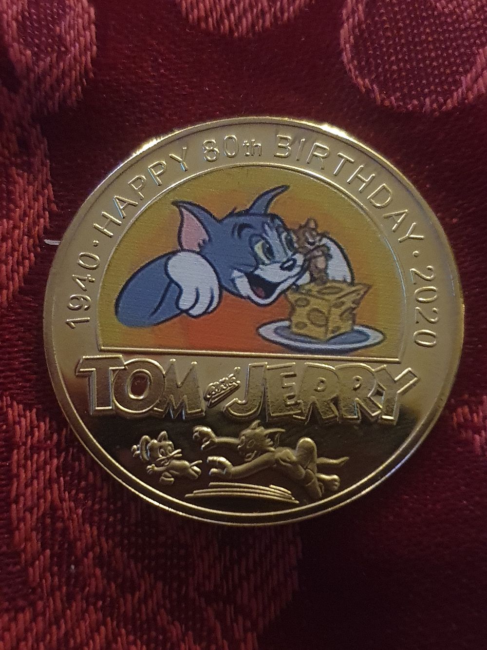 Lot 55t: Tom & Jerry coin