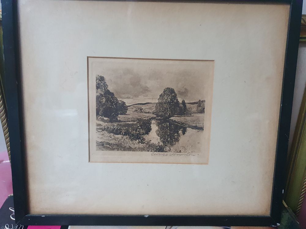 Lot 226: Vintage signed picture
