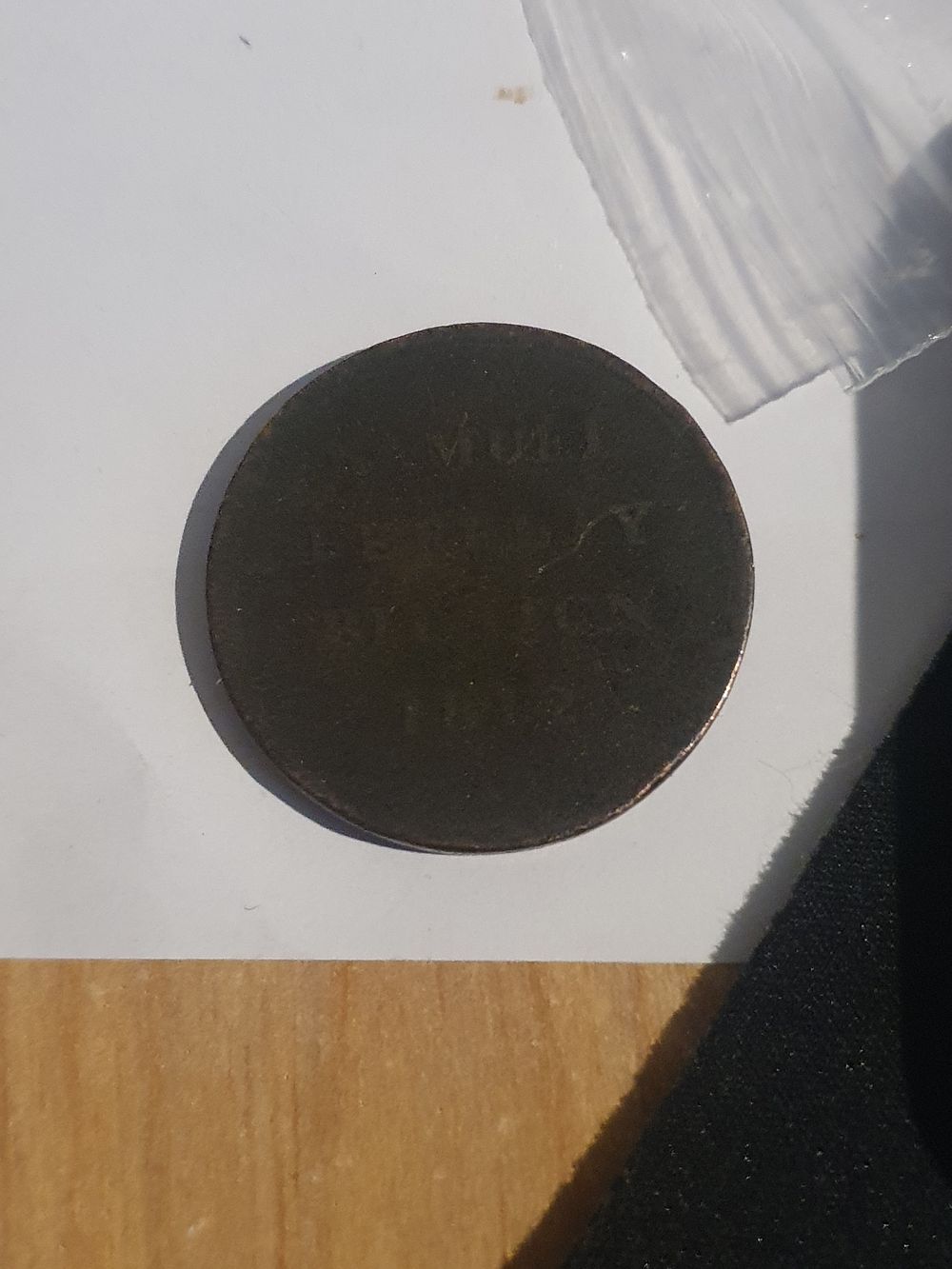 Lot 231: Vintage 1912 one penny pavable